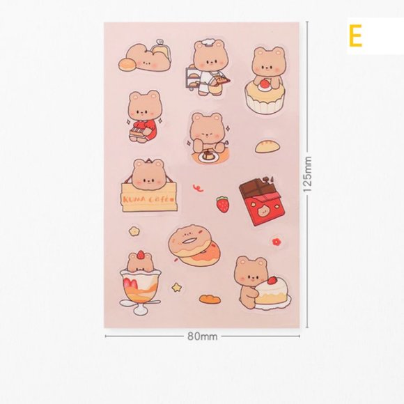 Kawaii Animal Waterproof Stickers - Picture 10 of 13